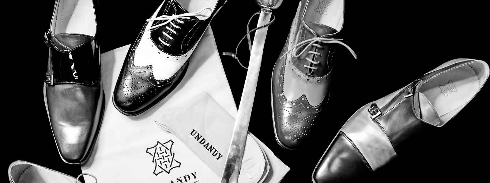 Undandy shoes flatlay at Fox Tailoring Bournemouth