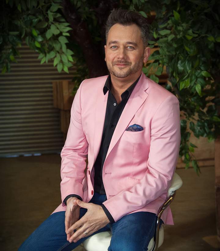 Pink Tailored Sports Jacket